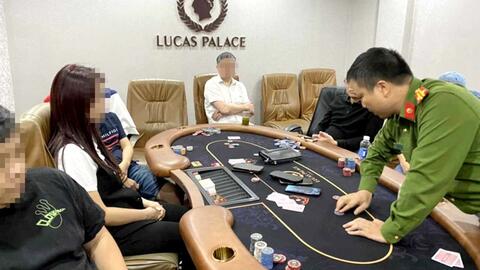 Triệt phá đường dây đánh bạc trong Câu lạc bộ Lucas Palace