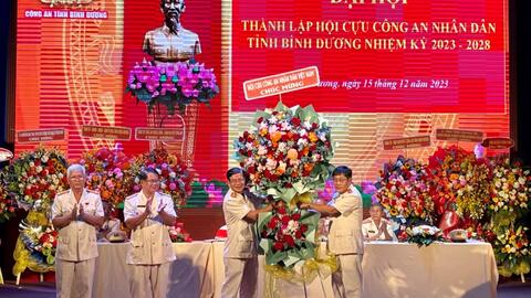 Thành lập Hội cựu Công an Nhân dân tỉnh Bình Dương nhiệm kỳ 2023-2028