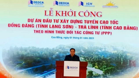 Thủ tướng dự khởi công Dự án cao tốc hơn 14.000 tỷ Đồng Đăng - Trà Lĩnh