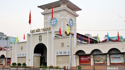 Tp.HCM: Khẩn trương cải tạo cảnh quan khu vực trước chợ Bến Thành