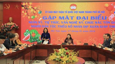 Hà Nội: Gặp mặt nhân sỹ, trí thức, chức sắc tiêu biểu