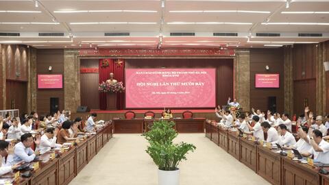 BCH Đảng bộ TP Hà Nội họp bàn nhiều nội dung quan trọng