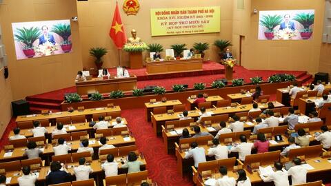 Hôm nay (1/7), khai mạc kỳ họp thứ 17 HĐND TP Hà Nội