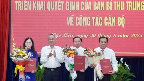 Ban Bí thư chỉ định nữ Tỉnh ủy viên, chuẩn y 2 tân Ủy viên Thường vụ Tỉnh ủy