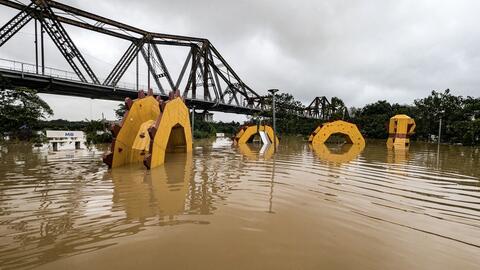 Hà Nội: Rút lệnh báo động lũ sông Hồng, sông Đuống