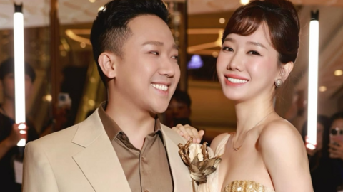 Trấn Thành phản ứng khi Hari Won bị soi mói