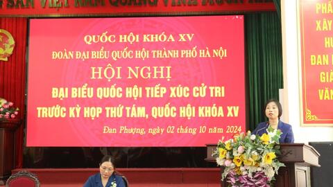 Đại biểu Quốc hội tiếp xúc cử tri đơn vị bầu cử số 7