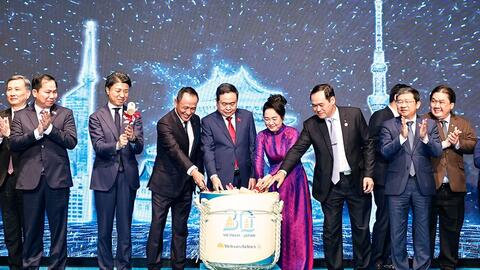 Chủ tịch Quốc hội Trần Thanh Mẫn dự kỷ niệm 30 năm đường bay thẳng Việt Nam - Nhật Bản của Vietnam Airlines
