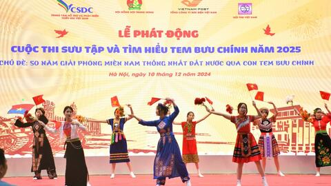 50 năm Giải phóng miền Nam thống nhất đất nước qua con tem bưu chính