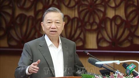 Tổng Bí thư Tô Lâm làm việc với Ban Chấp hành Đảng bộ tỉnh Đồng Tháp