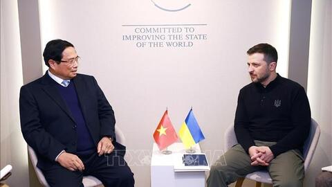 Thủ tướng Phạm Minh Chính gặp Tổng thống Ukraine