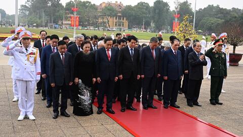 Lãnh đạo, nguyên lãnh đạo Đảng, Nhà nước vào Lăng viếng Chủ tịch Hồ Chí Minh