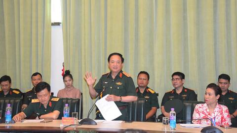 Thượng tướng Trịnh Văn Quyết chủ trì tổng duyệt Chương trình nghệ thuật “Đất nước trọn niềm vui”