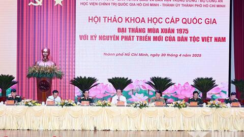 Khai mạc Hội thảo khoa học cấp quốc gia “Đại thắng mùa Xuân 1975 với kỷ nguyên phát triển mới của dân tộc Việt Nam”