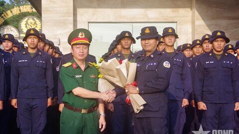Tiễn các đoàn Quân đội nước ngoài tham gia diễu binh, diễu hành hoàn thành nhiệm vụ về nước