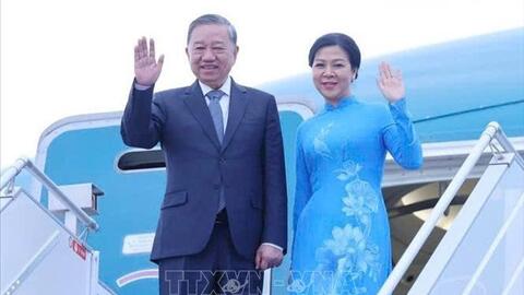 Tổng Bí thư Tô Lâm và phu nhân kết thúc tốt đẹp chuyến thăm cấp Nhà nước Cộng hòa Belarus