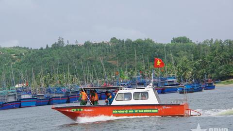 Bộ đội Biên phòng tỉnh Bình Định xử phạt 10 tàu cá vi phạm các quy định trong lĩnh vực thủy sản