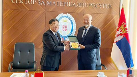 Thượng tướng Phạm Hoài Nam thăm, làm việc tại Serbia