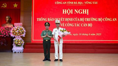 Thiếu tướng Vũ Như Hà nhận nhiệm vụ Giám đốc Công an tỉnh Tây Ninh