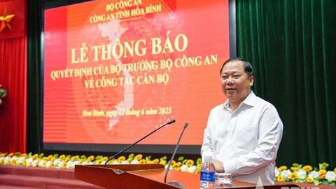 Giám đốc Công an tỉnh Hòa Bình được điều động làm Cục trưởng Cục Cảnh sát giao thông