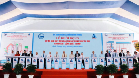 Khởi động dự án nhà máy điện rác công suất 24MW tại Bình Dương