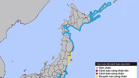 NÓNG: Động đất 7,3 độ, Nhật cảnh báo sóng thần, Thủ tướng Kishida hối thúc dân "ưu tiên tính mạng"