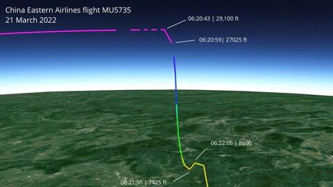 Máy bay gặp nạn ở Trung Quốc, chuyên gia nhận định “vô cùng bất thường”