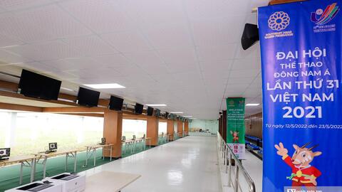 Bên trong trường bắn hiện đại phục vụ SEA Games 31