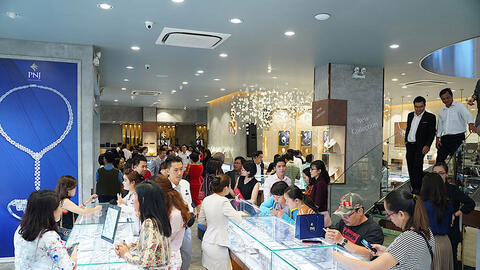 Lợi nhuận PNJ tăng gần 66% trong tháng 5/2022