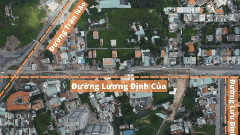 Dự án cải tạo đường Lương Định Của tại TPHCM ra sao sau 7 năm khởi công?