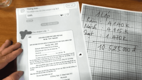 Phụ huynh tại Hà Nội bức xúc tố trường "xé rào" thu tiền làm mành, rèm và mua quạt điện