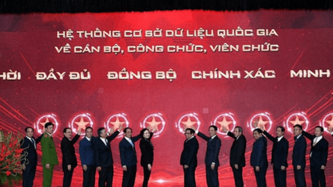 Khai trương hệ thống cơ sở dữ liệu quốc gia về cán bộ, công chức, viên chức