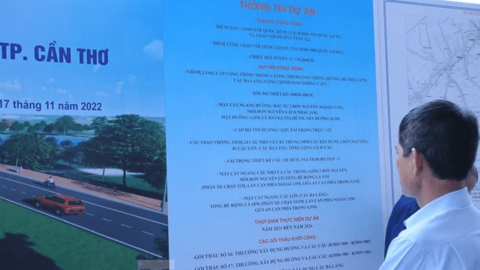 Bổ sung 100 tỷ đồng cho vành đai phía Tây Cần Thơ