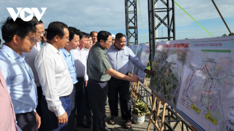 Thủ tướng kiểm tra dự án đường vành đai 3 TP.HCM qua Long An