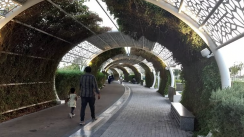 Qatar đưa điều hoà ngoài trời sử dụng trong World Cup lắp ở công viên