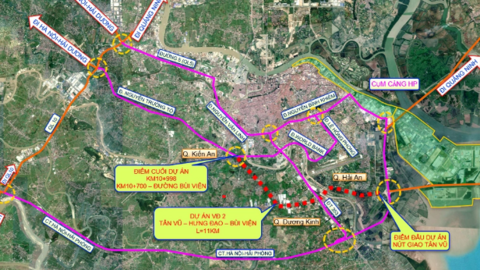 Hải Phòng chuẩn bị triển khai dự án đường vành đai 2 hơn 7400 tỷ đồng