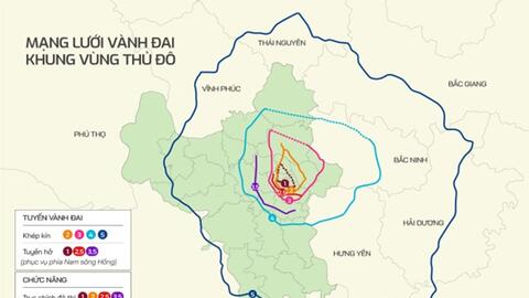 Hà Nội sắp có đường Vành đai 5