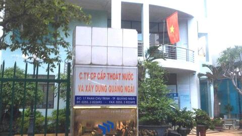 Cấp thoát nước và Xây dựng Quảng Ngãi đạt 63,6% kế hoạch lợi nhuận năm