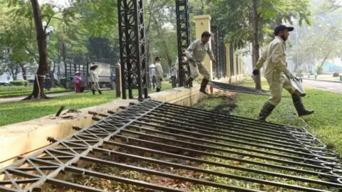Hà Nội sẽ tháo dỡ toàn bộ hàng rào Công viên Thống Nhất