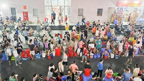 Bí thư Hà Nội chỉ đạo cấp lại nước nhanh nhất cho cư dân Khu đô thị Thanh Hà