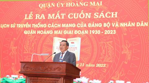Ra mắt sách giới thiệu về lịch sử Đảng bộ quận Hoàng Mai