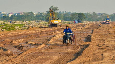 Đường vành đai 4 cấp tập thi công, đất khu vực này tăng giá gấp đôi