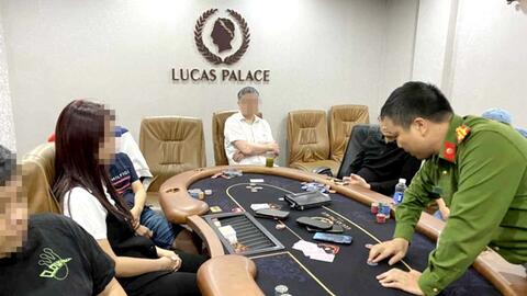 Triệt phá đường dây đánh bạc trong Câu lạc bộ Lucas Palace