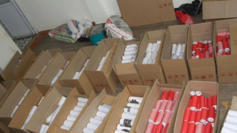 Phá đường dây sản xuất gần 4 tạ pháo nổ bán dịp Tết