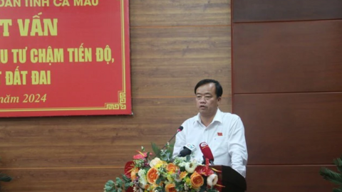 Bị chất vấn về trách nhiệm dự án chậm tiến độ, Chủ tịch Cà Mau nói ‘khó giải thích’