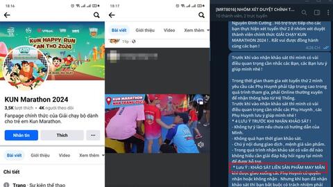 Biến tướng chiêu trò lừa đảo liên quan giải chạy marathon