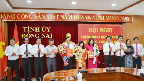 Bổ nhiệm 2 Trưởng phòng giữ chức Phó Trưởng Ban Nội chính Tỉnh ủy, Phó Hiệu trưởng
