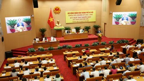 Hôm nay (1/7), khai mạc kỳ họp thứ 17 HĐND TP Hà Nội