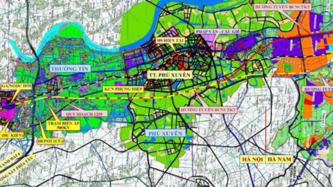 Đề xuất vị trí đường sắt tốc độ cao đi qua Hà Nội