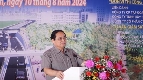 Thủ tướng phát lệnh thông xe hầm chui cửa ngõ sân bay Tân Sơn Nhất